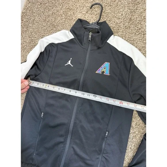 Jordan Brand Arizona Diamondbacks Team Issue MLB Full Zip Track Jacket Mens S - Picture 7 of 8